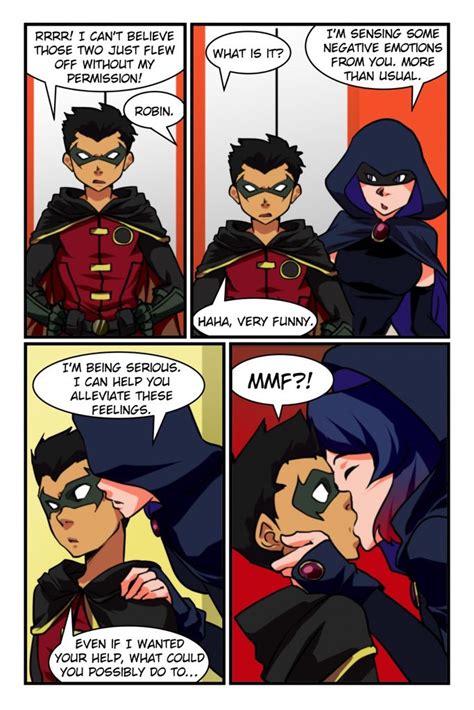 Pin En 3 Super Sons With The Sexy Starfire And Raven