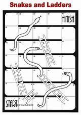Ladders Snakes Serpientes Escaleras Speech Colouring Phonics Leiterspiel Preescolar Islcollective Calculo sketch template