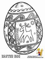Egg Colouring Pysanky Coloringhome Mewarnai Paskah Telur sketch template