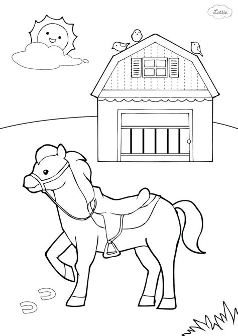 coloring pages  horses  ponies  getcoloringscom