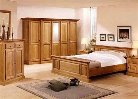 chambre  coucher moderne en bois