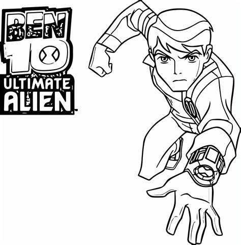 ben  ultimate alien coloring pages  kids coloring home
