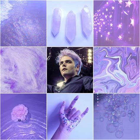 Gerard Way Mood Board Purple Aesthetic My Chemical