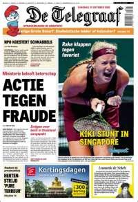 newspaper de telegraaf netherlands newspapers  netherlands tuesdays edition october