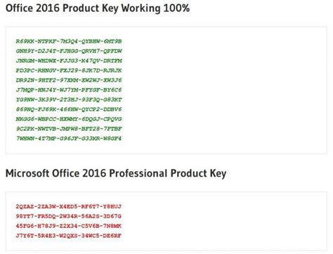 Microsoft Office 2016 Product Key Generator 100 Working