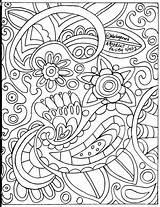 Coloring Pages Paisley Pattern Patterns Printable Hard Abstract Adults Folk Rug Paper Hooking Color Print Embroidery Mandala Adult Colouring Ebay sketch template