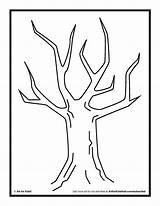 Tree Kids Leaves Painting Template Trunk Finger Activity Without Coloring Drawing Trees Activities Printable Fall Autumn Preschool Leaf Fingerpaint Outline sketch template