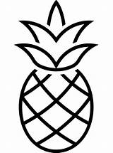 Ananas Pineapple Malvorlage Vormen Votes Stemmen Stimmen sketch template