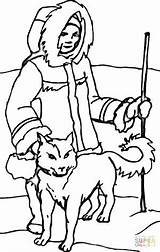 Coloring Pages Inuit Eskimo Getcolorings sketch template