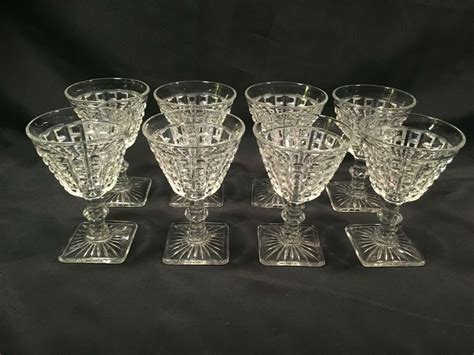 Elegant Barware 8 Vintage Imperial Glass Co Monticello
