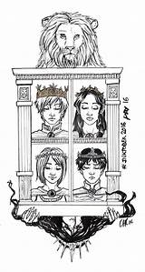 Narnia Edmund Pevensie Cronache Lucy Inktober2016 Valaquia Aslan Witch Lufa Fanart Geeks Fandoms Tolkien Libri Livre Reyes sketch template