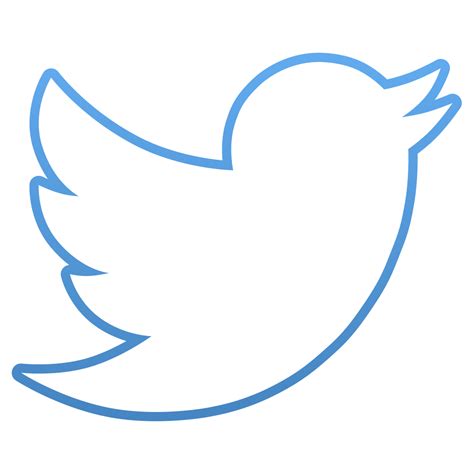 twitter icon bird outline images twitter logo outline twitter bird