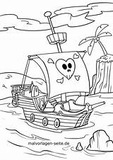 Piratenschiff Malvorlage Piraten Ausmalbild Pirat Malvorlagen Pirati Kinderbilder Mewarnai Laut Herunterladen Pirata Seite Kapal öffnen Großformat Halaman sketch template