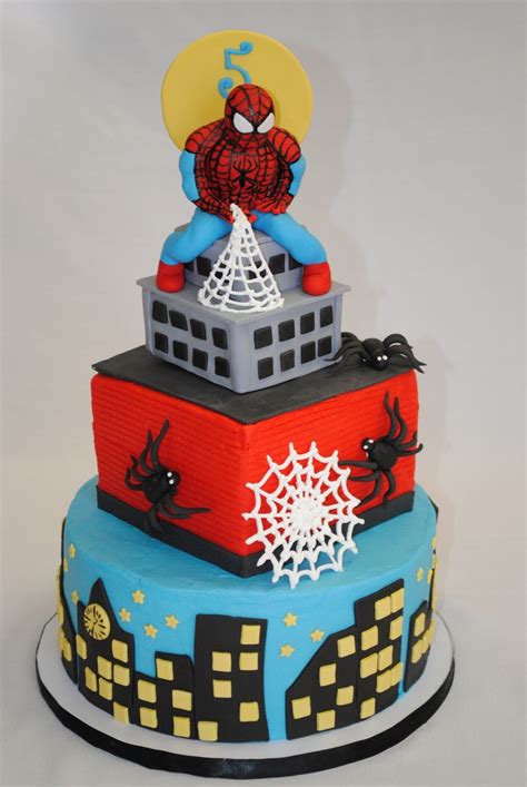 spiderman birthday cake cakecentralcom