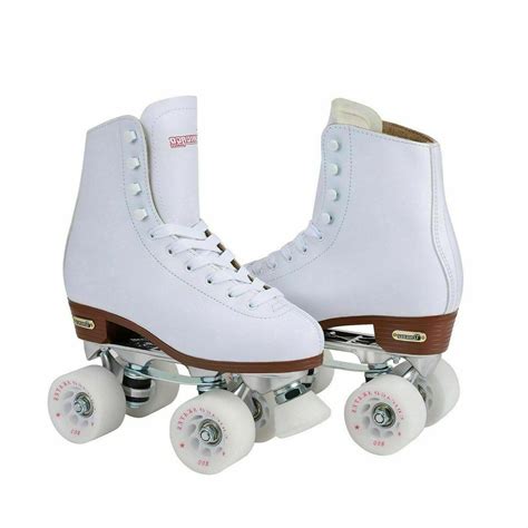 chicago deluxe roller skates white abec  bearings