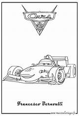 Francesco Flash Coloriages Mcqueen Printable Bernoulli Bernouli Cars2 Bagnoles sketch template