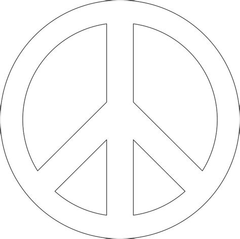 peace sign stencil   print start artwork peace symbols