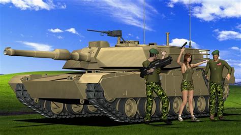 tank  abrams  render renderhub gallery