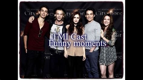 The Mortal Instruments Cast Funny Moments Youtube