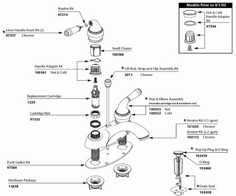 moen kitchen faucet diagram