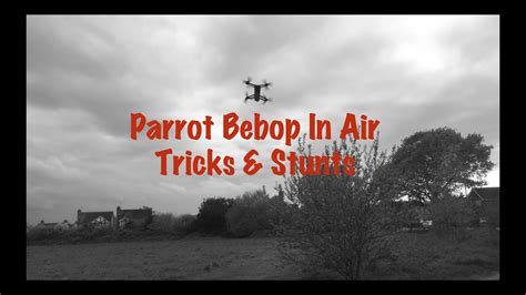 parrot bebop drone tricks stunts youtube