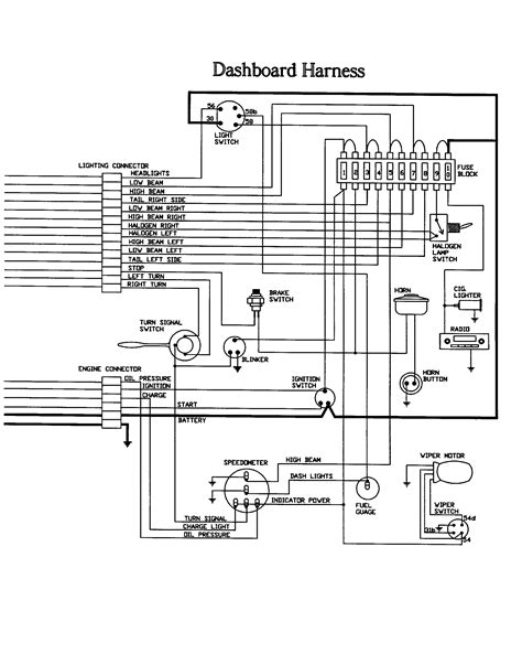 manx dune buggy wiring harness wiring diagram  schematic