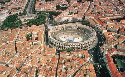 views  great roman games  nimes france boomers daily