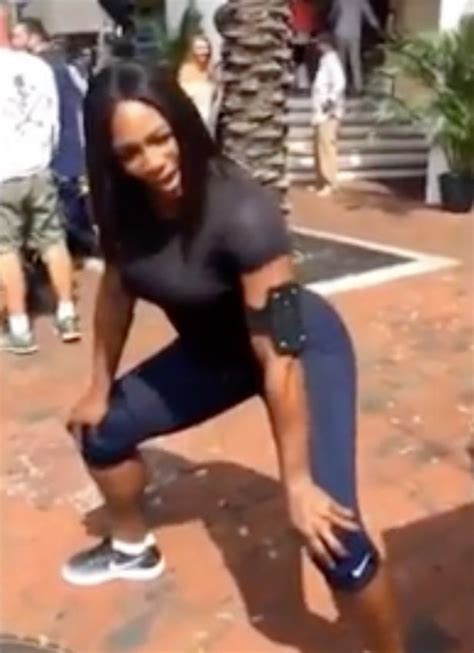 Serena Williams Goes Full Throttle As Shows Off Powerful Thighs In