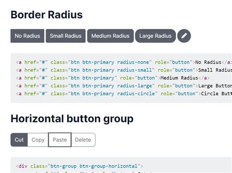 stylish button button group css library css script