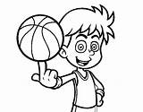 Baloncesto Jugador Giocatore Basketteur Pintar Colorare Junior Coloriage Disegno Basquet Dibuixos Colorier Esports Bàsquet Coloritou Acolore sketch template