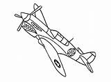 Coloring Pages Airplane Plane Jet Easy Vintage Drawing Color Military Wwii Kids Printable Aeroplane Airplanes Getdrawings Architectures Getcolorings Aircrafts Print sketch template