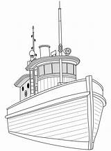 Tugboat Remolcador Barcos Rebocador Barco Colorironline Dibujosonline Categorias sketch template