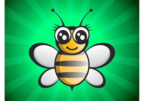 cute bee   vector art stock graphics images