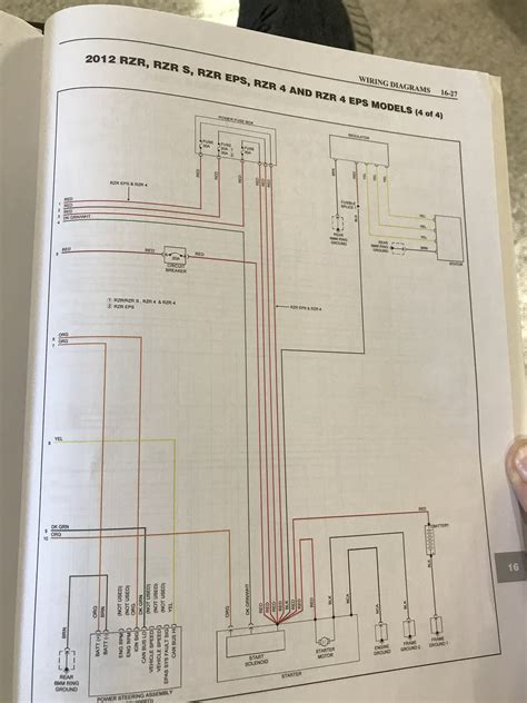 polaris ranger  wiring schematic wiring diagram