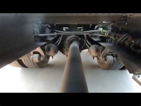 semi truck driveshaft view engine  road sound youtube