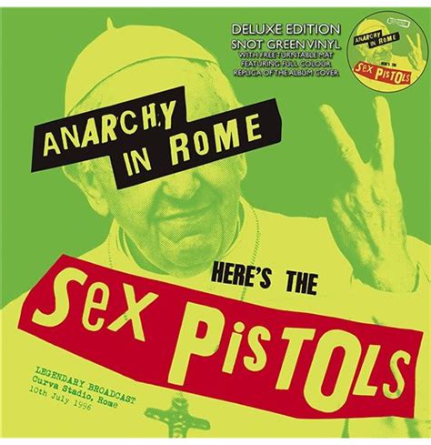 buy official vynil sex pistols anarchy in rome with turntable mat