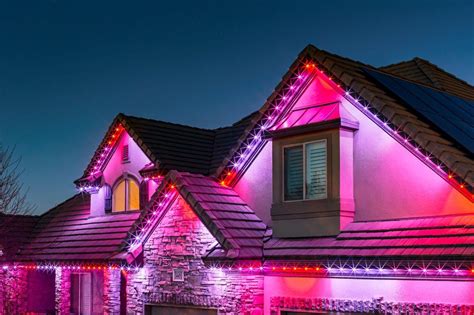 permanent led outdoor lighting systems  design idea