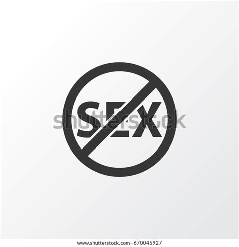 no sex icon symbol premium quality stock vector royalty