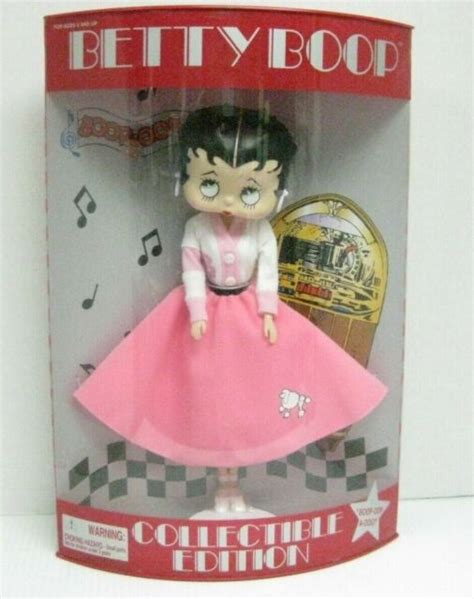 Betty Boop Collectible Ed 50 S Outfit With Stand New Bend Legs Arms