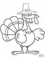 Turkey Pilgrim Coloring Thanksgiving Cartoon Pages Hat Kids Outlined Character Stock Outline Indian Hunting Printable Color Smiling Happy Getcolorings Depositphotos sketch template