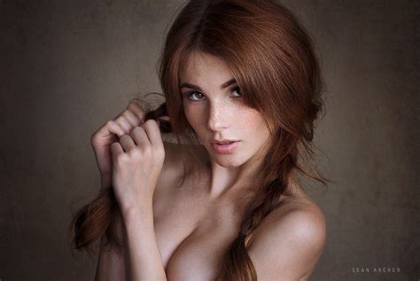 wallpaper face women redhead simple background long