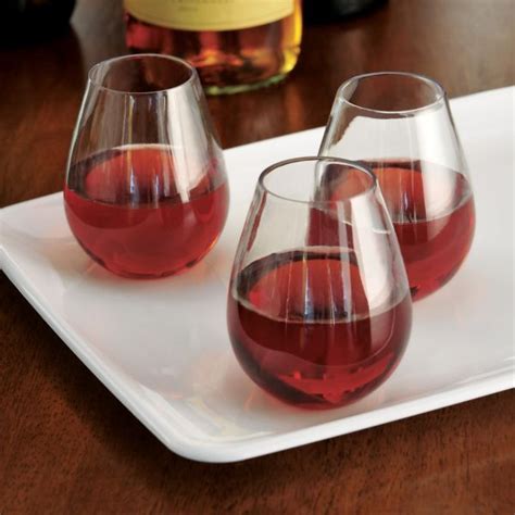 Mini Clear Plastic Stemless Wine Glasses 10ct Party City Stemless