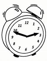 Clock Reloj Colorear Alarm Boyama Sayfaları Colouring Babastudio Webmaster Advice Ilk Okulum sketch template