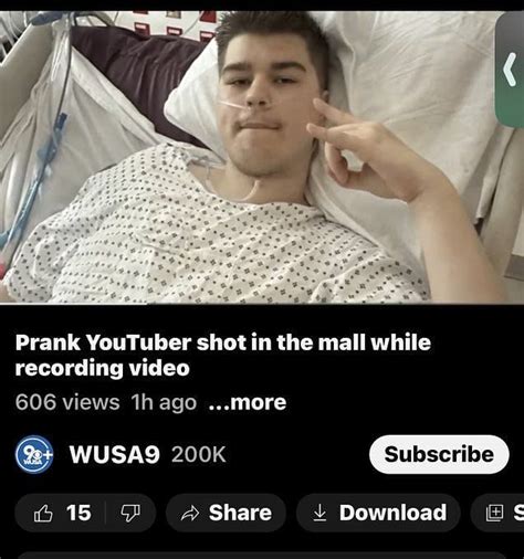 who is tanner cook youtuber shot while playing a prank