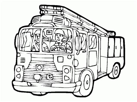 fire truck coloring pages   getdrawings