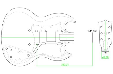 full size printable guitar headstock templates printable templates