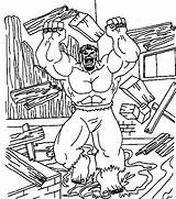 Hulk Coloring Pages Coloringpagesabc sketch template