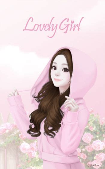 pink wallpaper gambar kartun comel korea cute anime cartoon korean