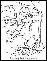 Coloring Spirit Stallion Pages Cimarron sketch template