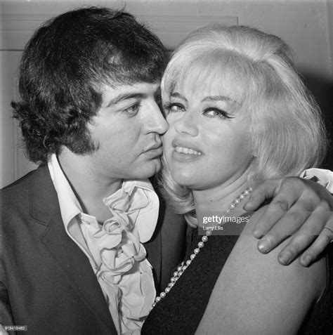 british film actress and singer diana dors with her fiance british